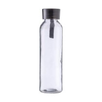 Glazen drinkfles (500 ml) Anouk zwart