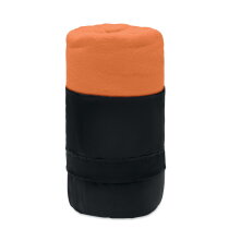 MUSALA RPET RPET fleece reisdeken oranje