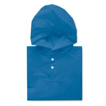 PONCHY PEVA kinderregenjas met capucho royal blauw