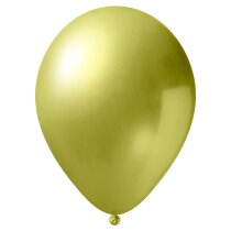 Reclameballonnen (90/100)-metallic-lichtgeel