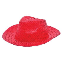 Promo Strohoed Rood acc. Rood