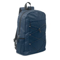HIGE 600D RPET polyester rugzak Marineblauw