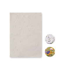 ASIDDO A6 zaadpapier wilde bloemen wit