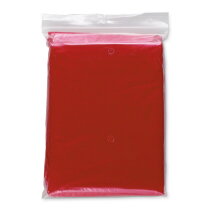 SPRINKLE Opvouwbare regenponcho rood relatiegeschenken