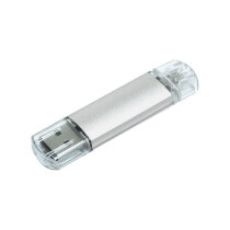 Aluminium On-the-Go (OTG) USB-stick