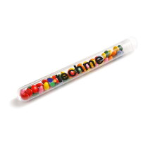 Reageerbuisje met mini choco's