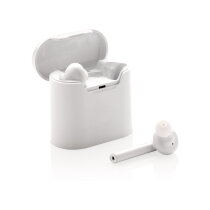 Liberty draadloze oordopjes in oplaadcase, wit