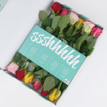 Mix brievenbus rozen met vouwvaas