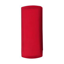 Kunststof cassette met pleisters Pocket rood