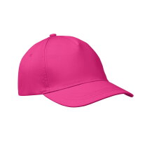 BUZZ Baseballcap met 5 panelen Fuchsia