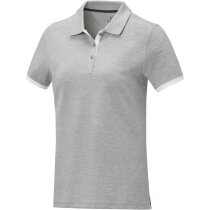 Morgan duotone Dames polo met korte mouwen