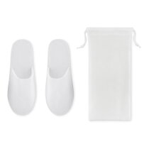 FLIP FLAP Hotelslippers in pouch wit