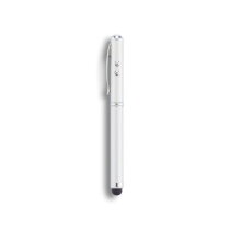4 in 1 pen, zilver relatiegeschenken