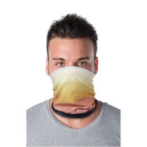 Zoya RPET sublimatie multi-scarf met zomen en fleecelaag