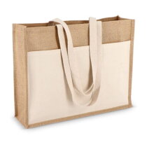 Jute Tote bag OEKO-TEX&reg; 45 x 12 x 35cm 320g/m&sup2;