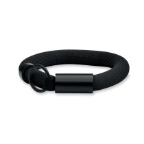 POLLY Drijvende sleutelhanger polsband Zwart