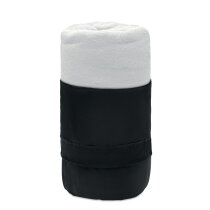 MUSALA RPET RPET fleece reisdeken wit