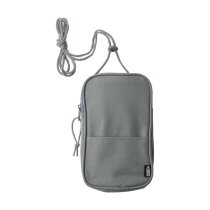 Polyester rPET (600D) kruisschoudertas Gracelyn grijs