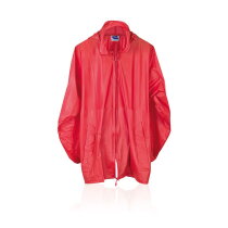 Regenjas Cloudy rood XL/XXL