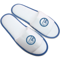 Hotelslippers met open teen bedrukken bedrukken