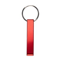 Gerecycled aluminium sleutelhanger Anneliese rood