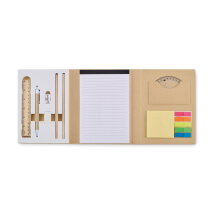 CENOTE Schrijfset met notitieblok Beige