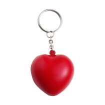 PU schuim sleutelhanger Lilou rood