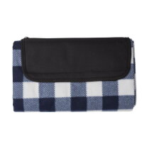 rPET opvouwbare polarfleece deken Vesper kobaltblauw