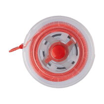 Plastic oprolbare meetlint Theo rood