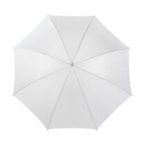 Polyester (190T) paraplu Rosemarie wit