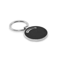 LIRCLE Ronde sleutelhanger Zwart