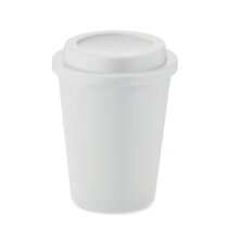 KAMALA Dubbelwandige beker PP 300 ml wit
