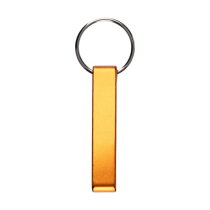 Gerecycled aluminium sleutelhanger Anneliese oranje