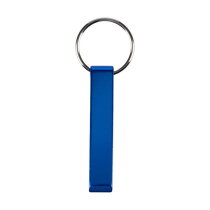 Gerecycled aluminium sleutelhanger Anneliese kobaltblauw
