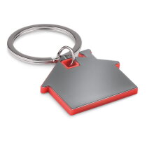 IMBA Huisvormige sleutelhanger rood relatiegeschenken