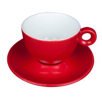 Omega Cappuccino 20 cl. Set rood