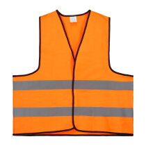 Veiligheidsvest Polyester 3XL Oranje Bulk Verpakt