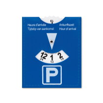 PARKCARD Parkeerkaart van PVC blauw