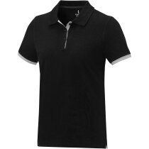 Morgan duotone Dames polo met korte mouwen