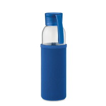 EBOR Gerecyclede glazen fles 500 ml royal blauw