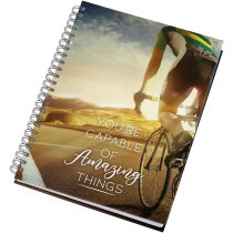 Desk-Mate® A5 ongedateerde agenda met harde kaft