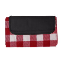 rPET opvouwbare polarfleece deken Vesper rood