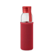 EBOR Gerecyclede glazen fles 500 ml rood
