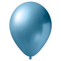 Reclameballonnen (85/95)-metallic-lichtblauw