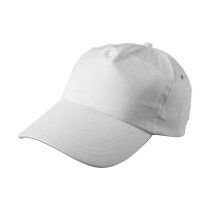 Katoenen twill pet Lisa wit