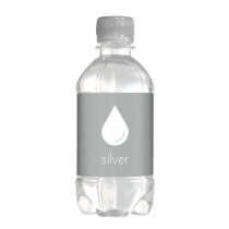 Bronwater 330 ml Visitekaartje met pepermunt zilver
