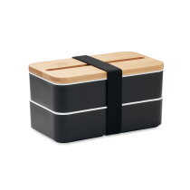 WINT Gerecycled PP lunchbox zwart