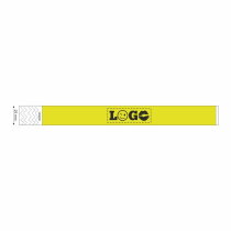 Festivalbandje Budget Wide neon-geel