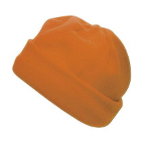 Polyester fleece (200 gr/m²) muts Elliana oranje