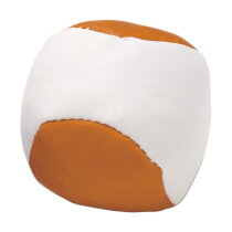 Kunstlederen jongleerbal Heidi oranje